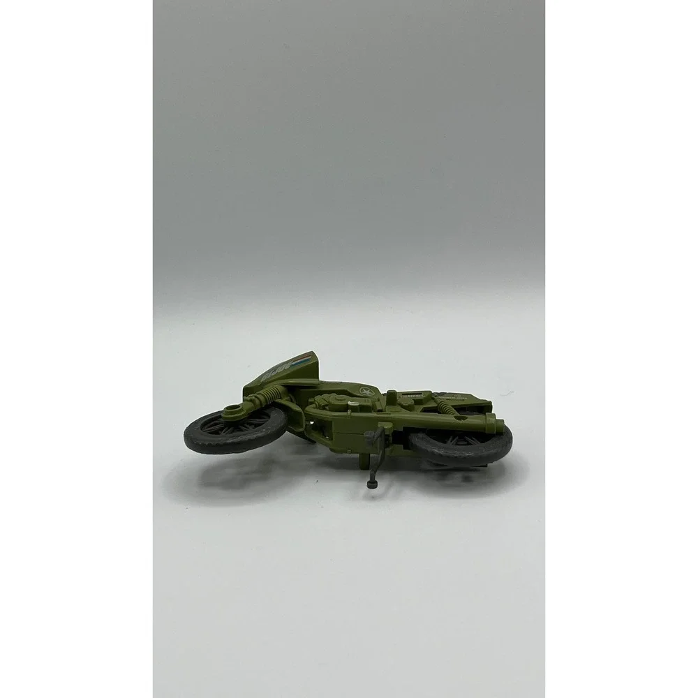 Vintage 1982 GI Joe RAM Cycle Rapid Fire Motorcycle Military Vehicle Olive Drab